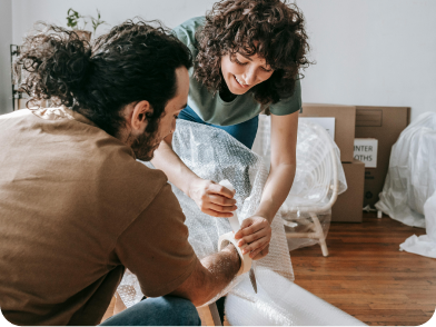 Handypeople working